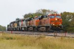 BNSF 7448, 4058, NREX 2694, 2654, 2685, 2698, 2669 